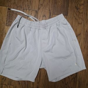 ZYIA White/Gray Athletic Shorts for Men